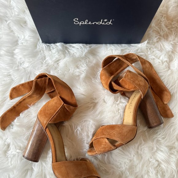 Splendid Johnson Heel in Cognac Size 8 - Picture 2 of 7